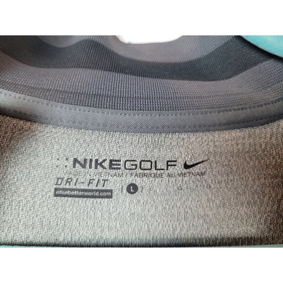 Nike Golf Mens Pullover Mock Neck Dri-Fit 1/4 Zip Sweatshirt Heather Gray Size L - Picture 6 of 13